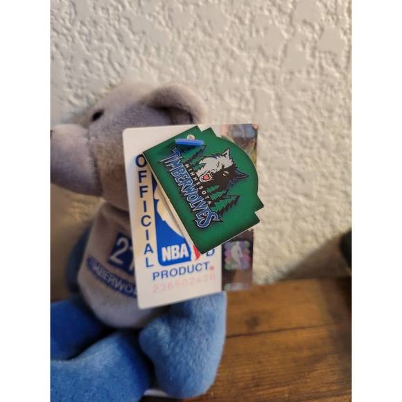 1999 Mattel Minnesota Timberwolves Kevin Garnett 21 Collectible Bear NBA License - Picture 6 of 9